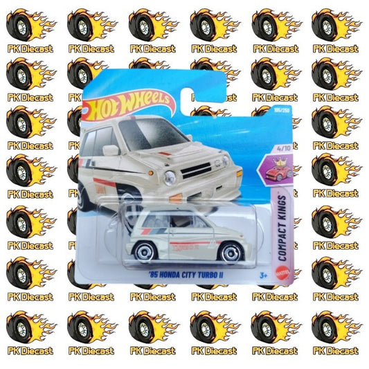 Hot Wheels 1:64 '85 Honda City Turbo II Compact Kings 105/250 Short Card