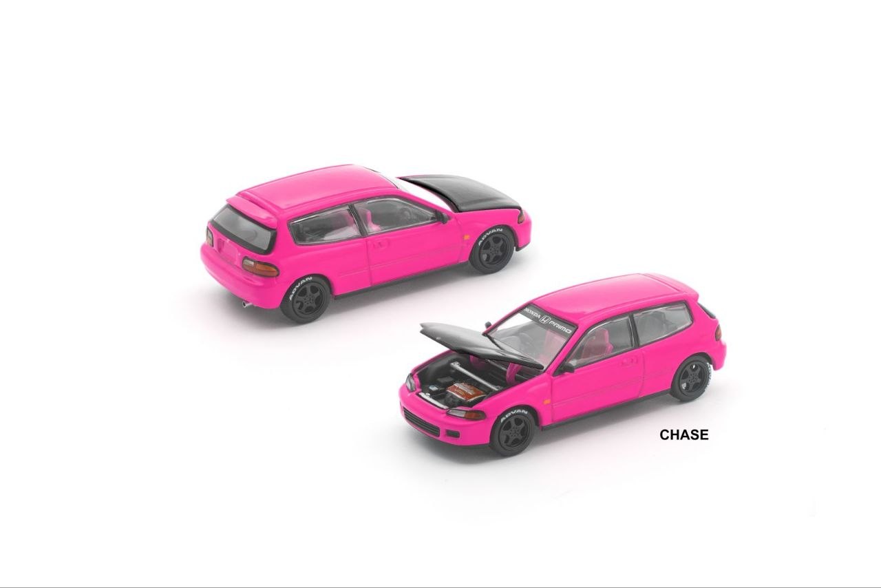 Pop Race 1:64 Honda Civic EG6 Pink *Enigma Exclusive*
