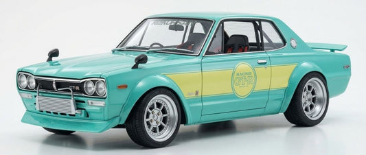 Solido 1:18 Nissan Skyline 2000 GT-R (KPGC10) Hakosuka Solido Works Mint Green 1970