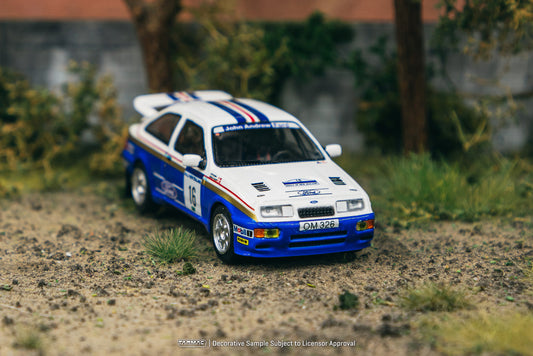 Tarmac Works 1:64 Ford Sierra RS Cosworth Rally of New Zealand 1989 #16