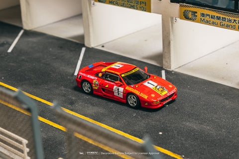 Tarmac Works 1:64 Ferrari F355 Challenge Macau Super Car Race 1994 Winner Charles Kwan Special Edition