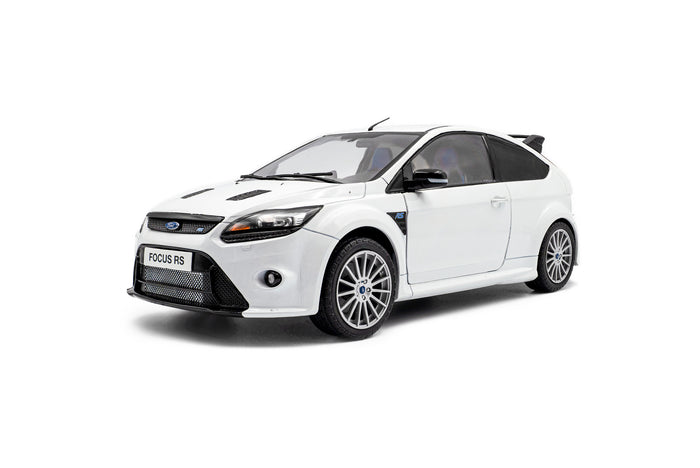 Solido 1:18 2009 Ford Focus RS Mk2 Frozen White Metallic *DAMAGED BLISTER*