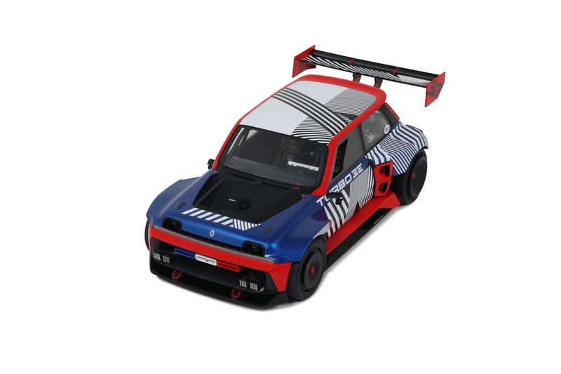 Ottomobile 1:18 2023 Renault 5 Turbo 3E E-Tech - Metal Blue - OT1175 Resin