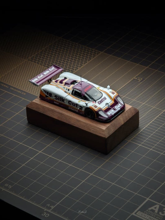 Transcend Model  1:64 Jaguar XJR-9 LeMans White/Purple LeMans Winner 1988
