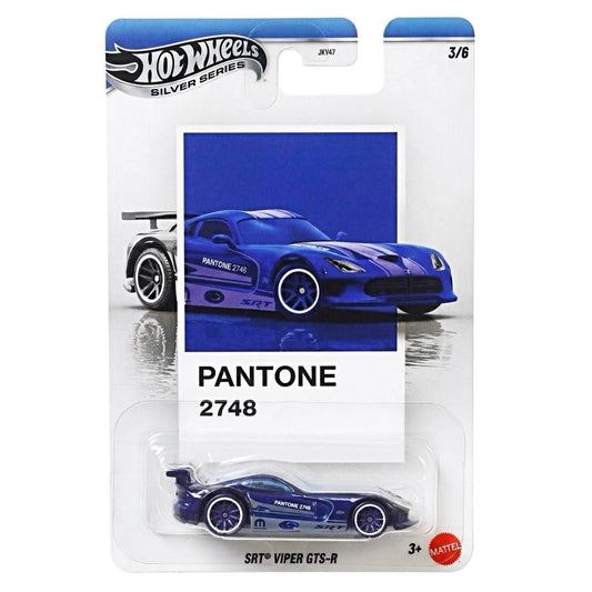 Hot Wheels 1:64 Pantone Mix 3 SRT Viper GTS-R 3/6 Silver Series