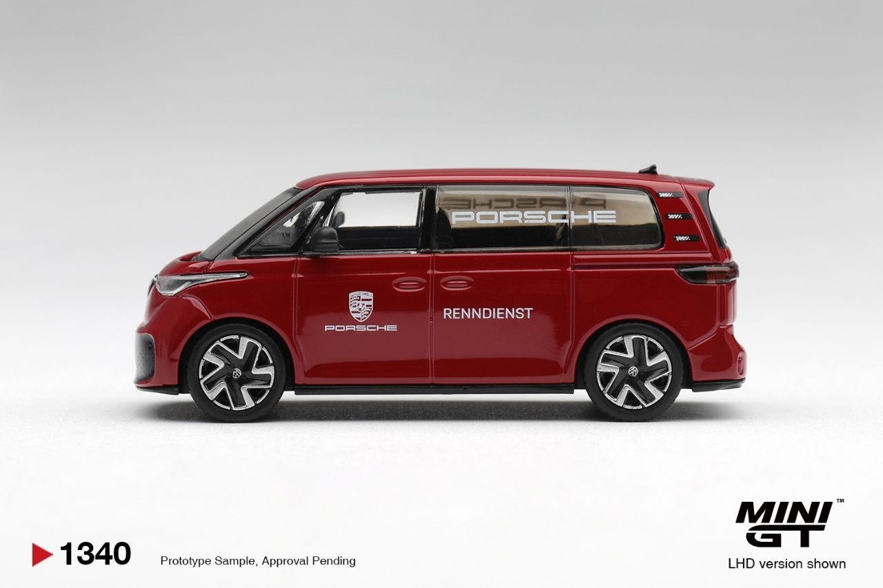 Mini GT 1:64 Volkswagen ID.Buzz Porsche Renndienst (LHD) #1340