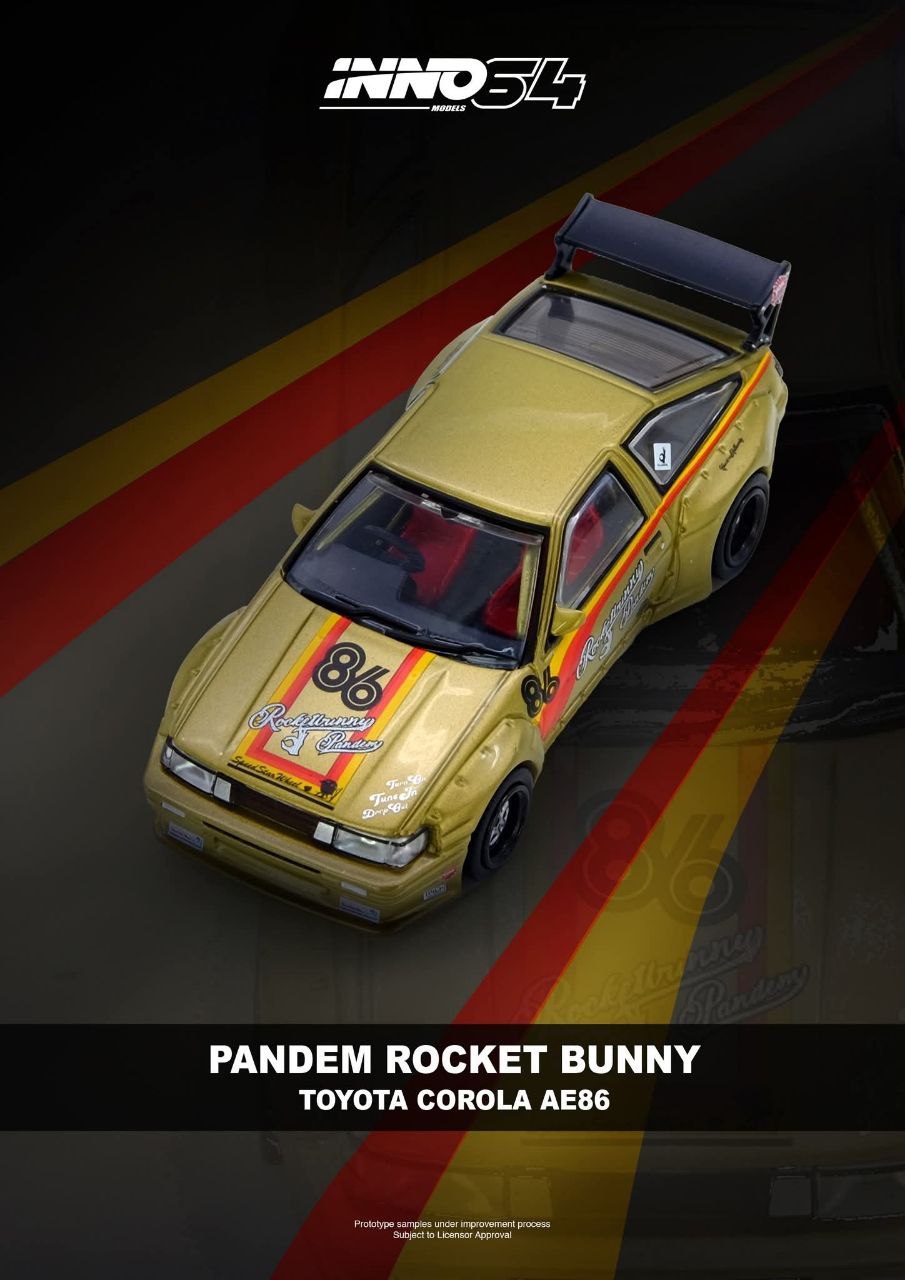 Inno64 Toyota Corolla AE86 Pandem Rocket Bunny