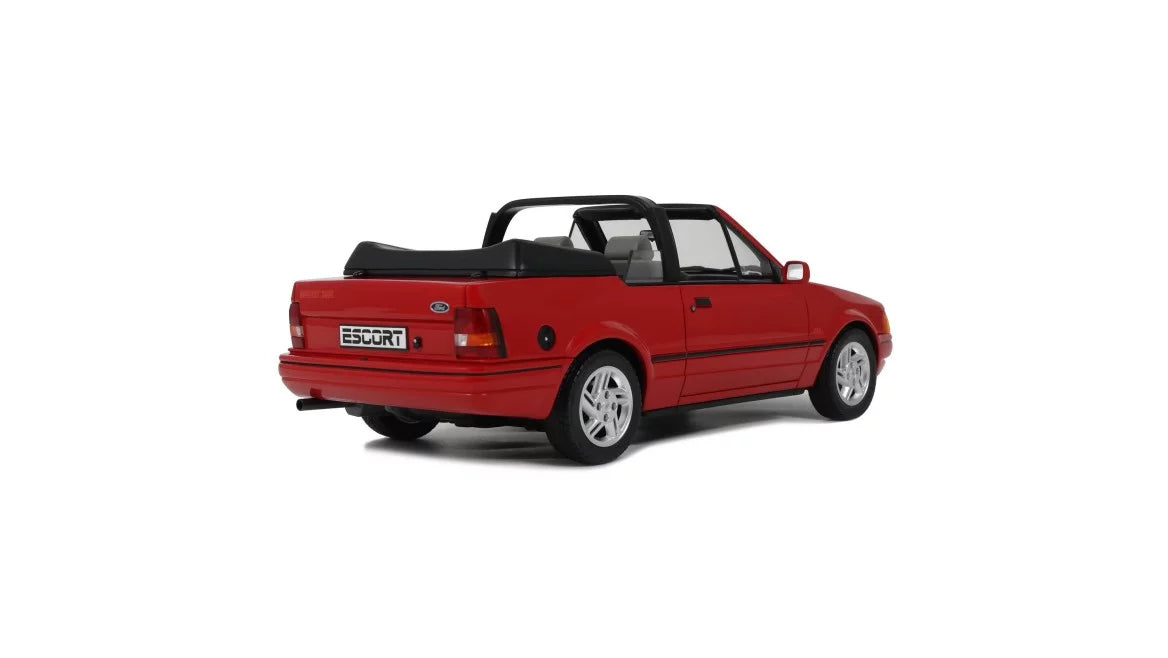 Ottomobile 1:18 Ford Escort Mk4 XR3i Cabriolet Flamenco-Rot 1986 OT1254