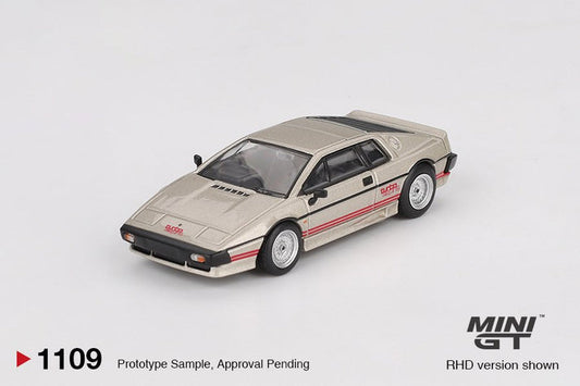 Mini GT 1:64 Lotus Esprit Turbo Metallic Silver (RHD) #1109