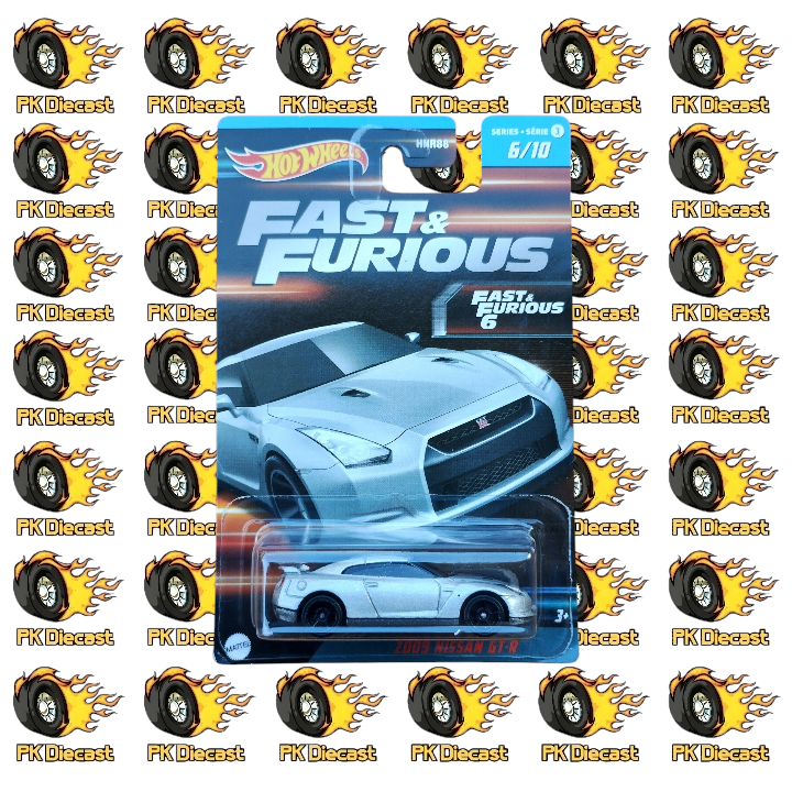 Hot Wheels 1:64 Fast & Furious 6 Series 3 2009 Nissan GT-R 6/10