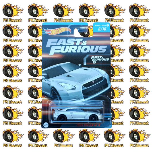 Hot Wheels 1:64 Fast & Furious 6 Series 3 2009 Nissan GT-R 6/10