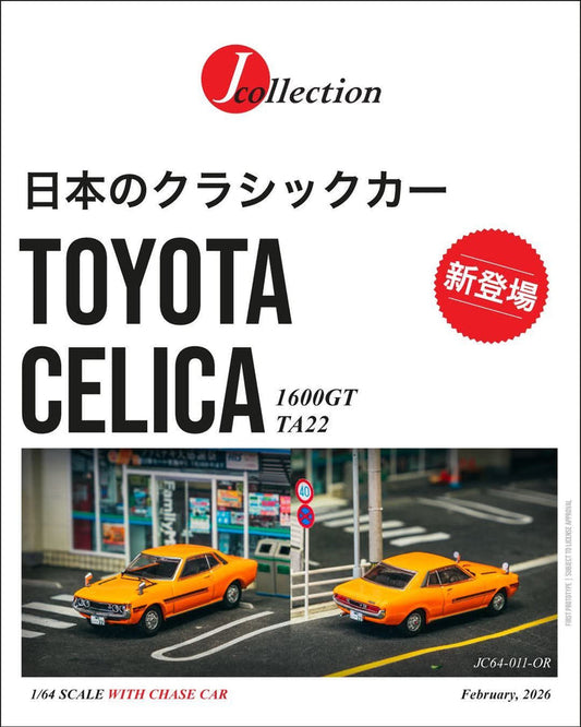 Tarmac Works 1:64 Toyota Celica 1600GT TA22 Orange