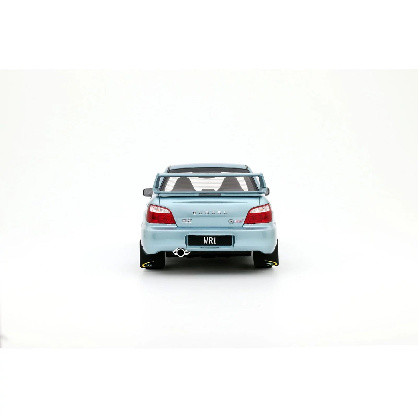 Ottomobile 1:18 Subaru Impreza WRX Sti WR1 P.Solberg Edition Ice Blue Metallic 2003