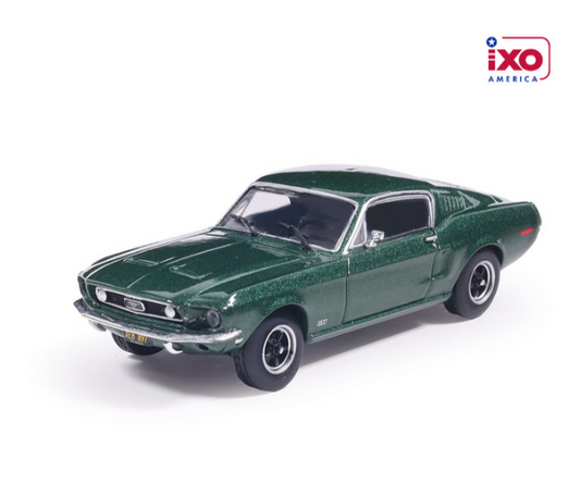 Ixo America 1:64 1968 Ford Mustang GT Green