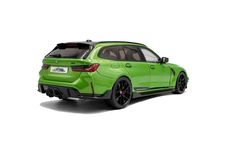 Solido 1:18 2024 BMW M3 Competition M XDrive Touring Green Metallic