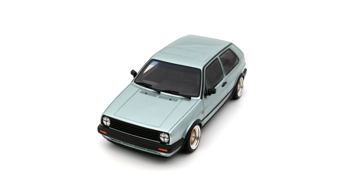 Ottomobile 1:18 Volkswagen Golf II GTi "Stance" Calypso Green 1991 *Resin Series*