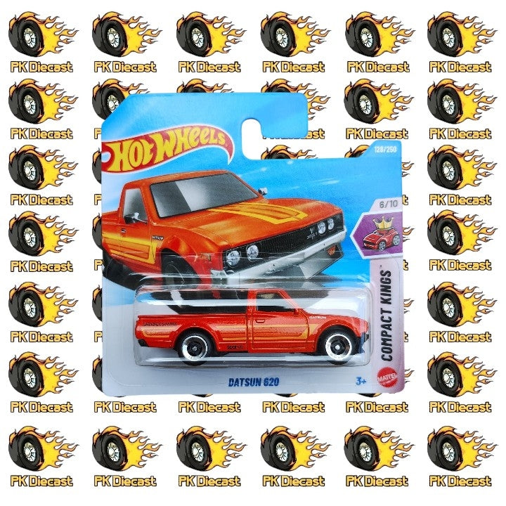 Hot Wheels 1:64 Datsun 620 Compact Kings 128/250 Short Card
