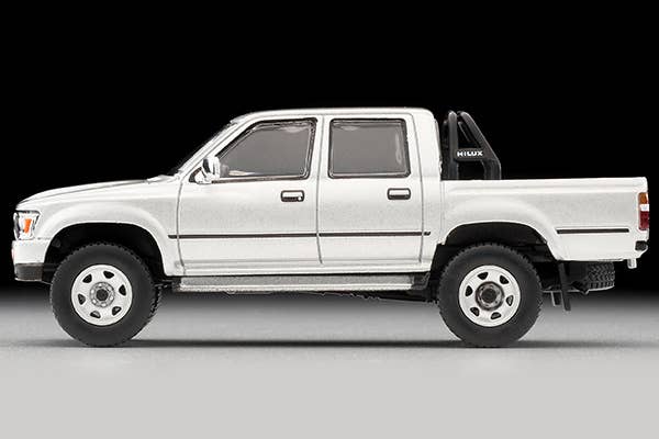 Tomica Limited Vintage 1:64 1991 Toyota Hilux 4WD Pickup Double Cab SSR Silver