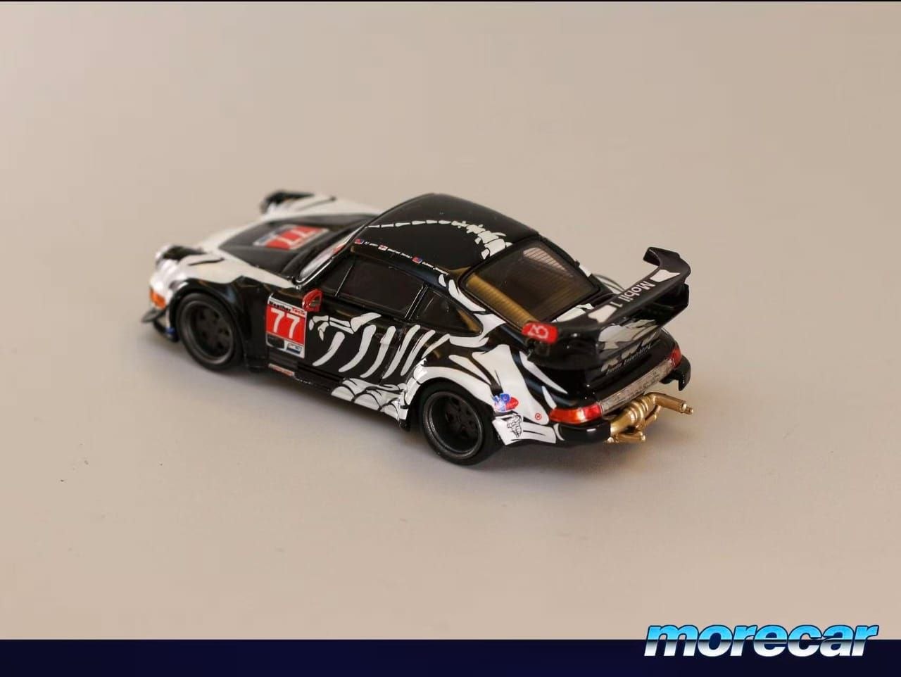 MoreCar 1:64 RWB Porsche Skeleton Dinosaur Livery