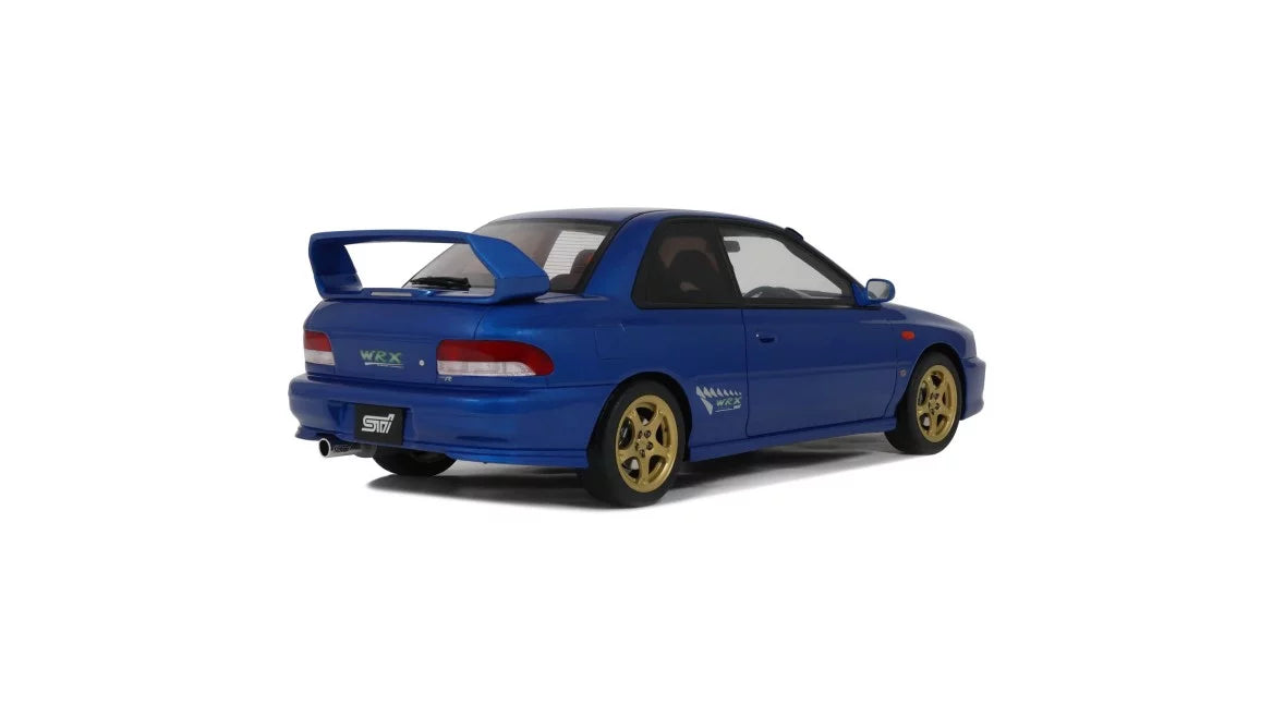 Ottomobile 1:18 Subaru Impreza WRX Type R STi Ver. V Limited Sonic Blue 1999 *Resin Series