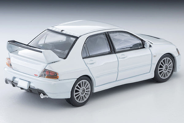 Tomica Limited Vintage 1:64 Mitsubishi Lancer GSR Evolution IX MR Pearl White 2006 Model