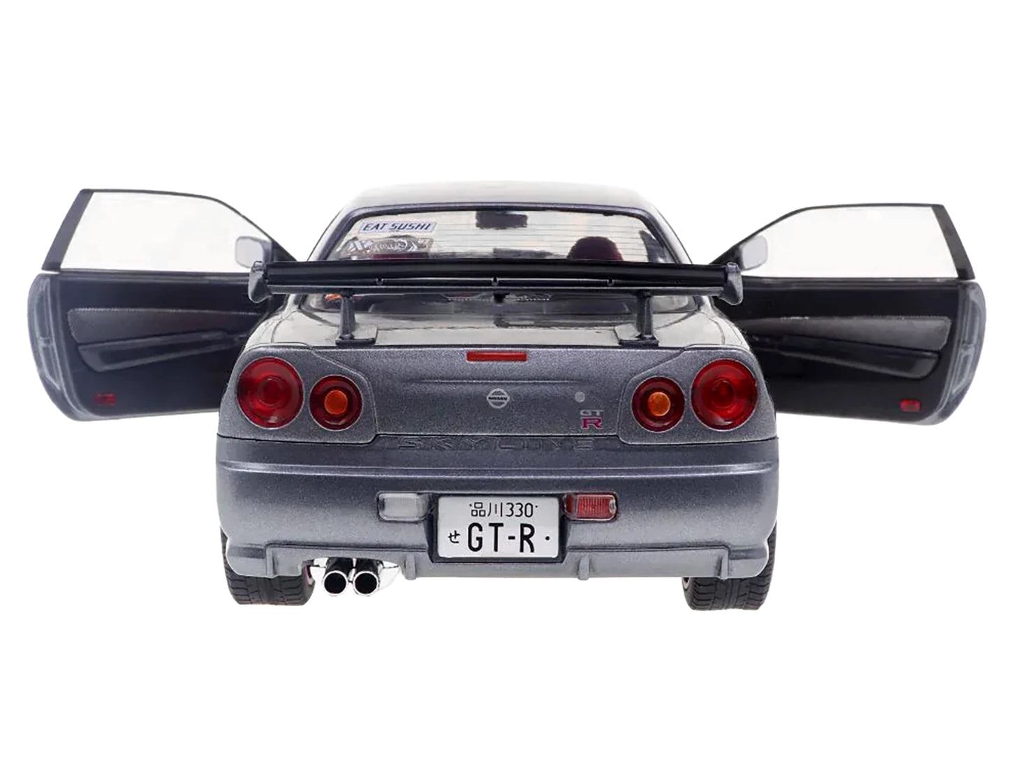 Solido 1:18 1999 Nissan Skyline GT-R (R34) Silver/Purple Metallic