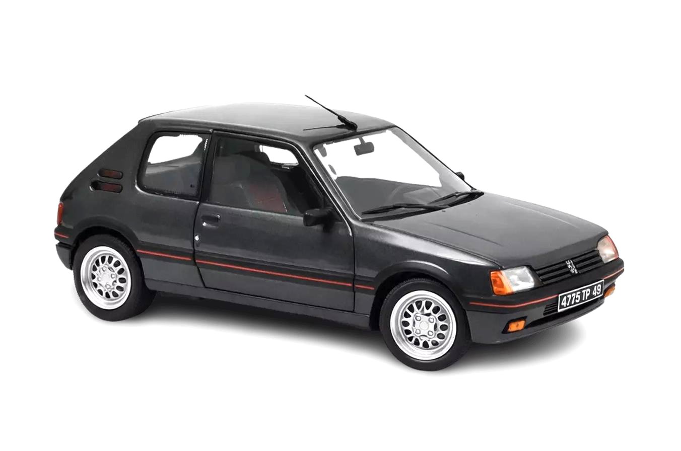 Norev 1:18 1989 Peugeot 205 GTi 1.6 Graphite Grey