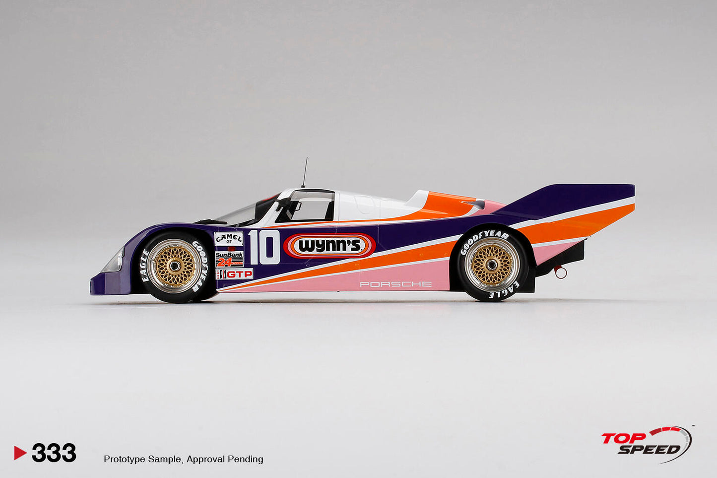 Top Speed 1:18 Porsche 962 #10 - Hotchkis Racing - 5th 1987 IMSA Daytona 24 Hours TS0333