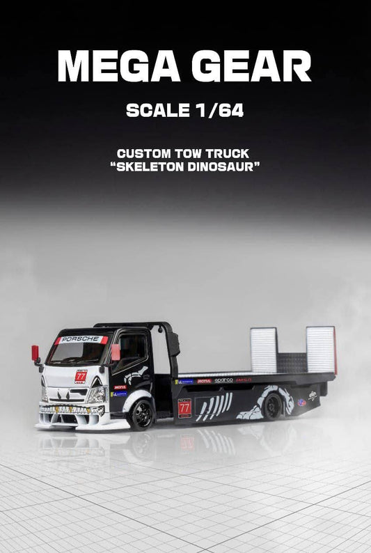 Mega Gear 1:64 300 Series II Custom Tow Truck Skeleton Dinosaur Livery (MG-643)