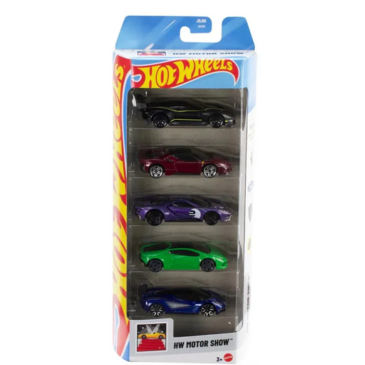 Hot Wheels 2025 HW Motor Show 5 Pack
