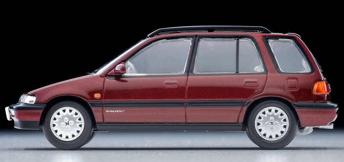Tomica Limited Vintage 1:64 1990 Honda Civic Shuttle 56i Red