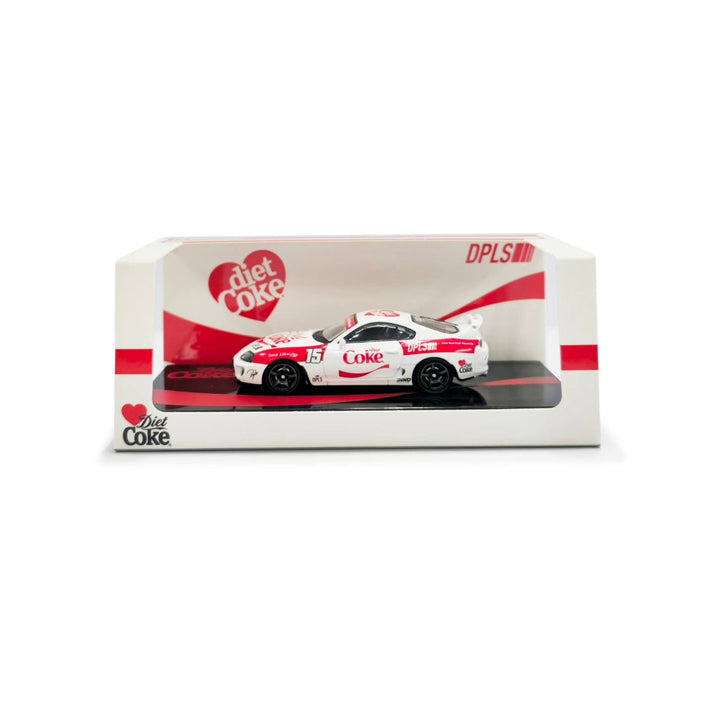 Inno64 x DPLS 1:64 Coca Cola Toyota Supra (A80) Box Set COKE117 (Event Edition)