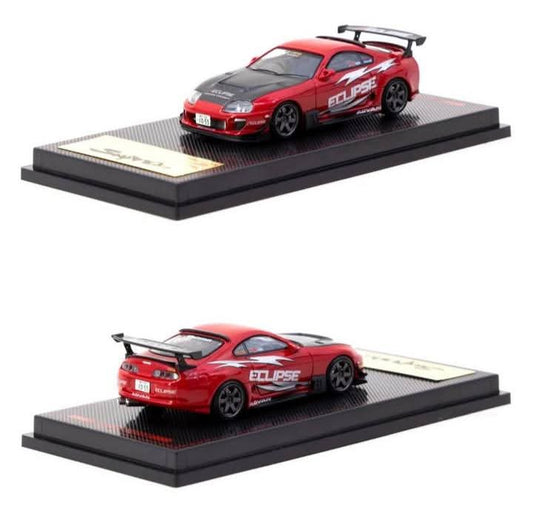 Tarmac Works x Ignition Model 1:64 Toyota Supra (JZA80) RZ Red