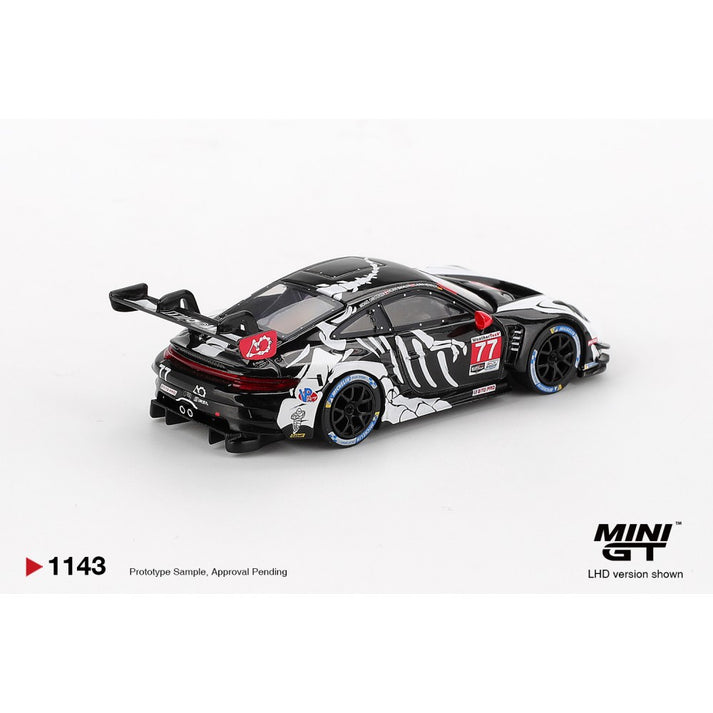 Mini GT 1:64 Porsche 911 GT3 R #77 AO Racing 2025 IMSA Petit Le Mans #1143 *Boxed Packaging*