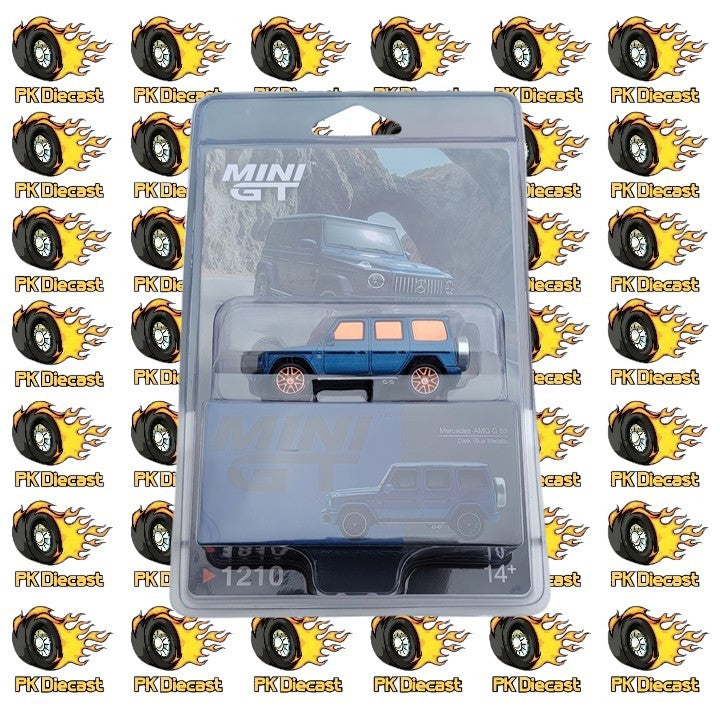 Mini GT 1:64 Mercedes-AMG G63 Dark Blue Metallic #1210 *Chase*
