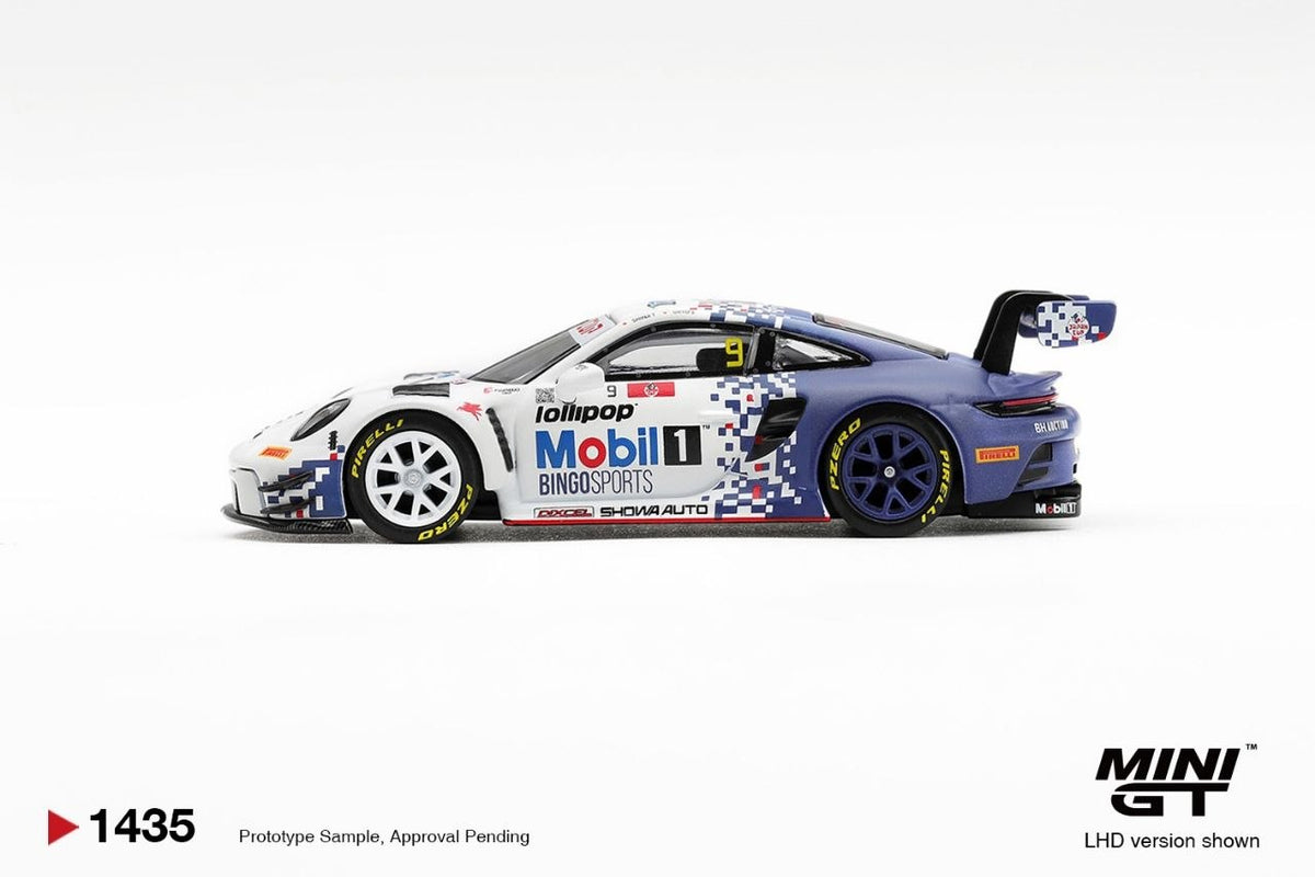 Mini GT 1:64 Porsche 911 GT3 R (992) #9 Bingo Racing with LM Corsa 2026 Japan Cup Sugo Race 2 Winner *Blister Packaging Only* #1435