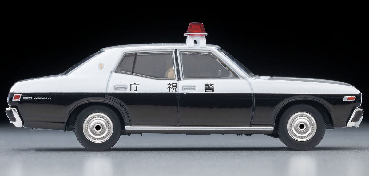 Tomica Limited Vintage 1:64 Nissan Cedric 2000DX Patrol Car White/Black