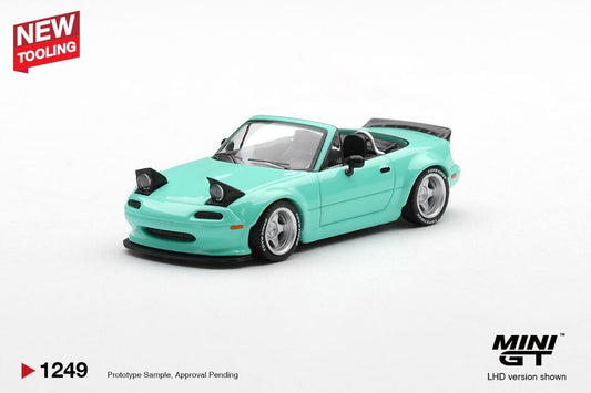Mini GT 1:64 Mazda MX-5 (NA) Pandem Mint Green #1249