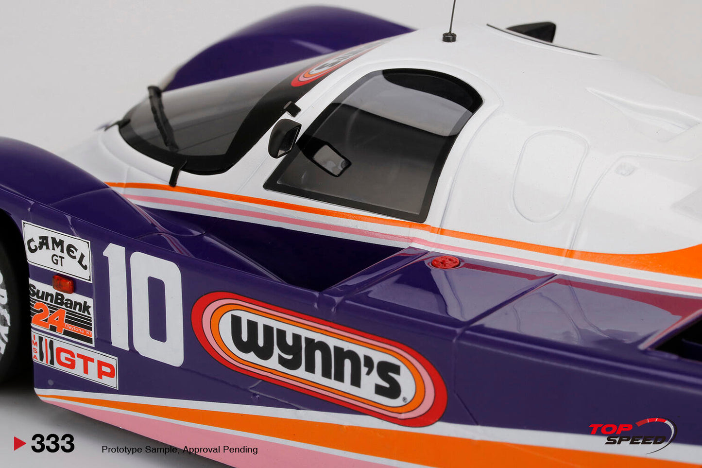 Top Speed 1:18 Porsche 962 #10 - Hotchkis Racing - 5th 1987 IMSA Daytona 24 Hours TS0333