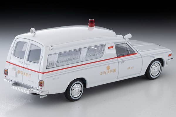 Tomica Limited Vintage 1:64 Toyota Ambulance FS55V White/Red