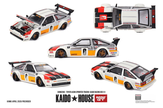 Kaido House x Mini GT 1:64 Toyota AE86 Sprinter Trueno  Kaido Racing Dev V1 #268