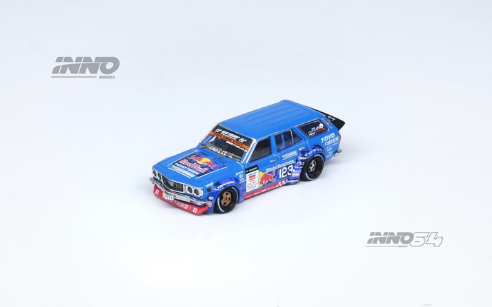 Inno64 MAD MIKE 1976 MAZDA RX3 Station Wagon D1GP Series 2024 RX3P-D1GP24