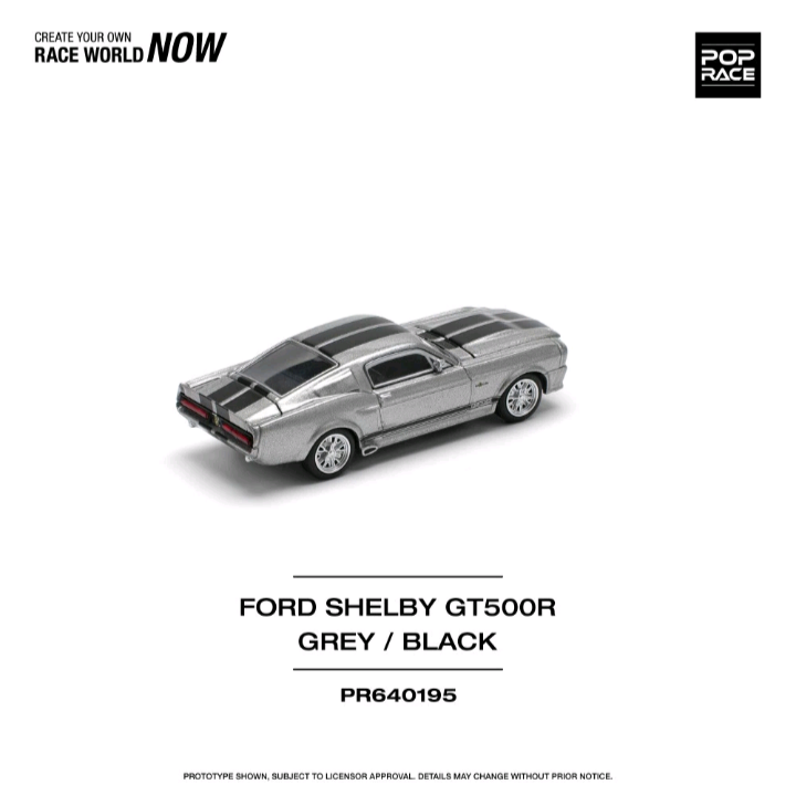 Pop Race 1:64 Ford Shelby GT500R Grey/Black
