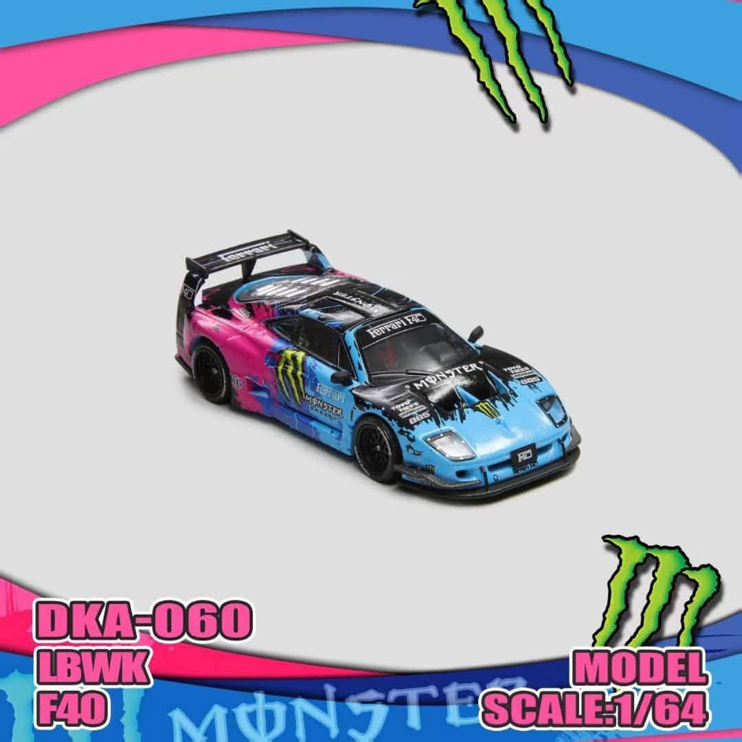 Demon King Auto 1:64 LBWK F40 Monster Livery DKA-060