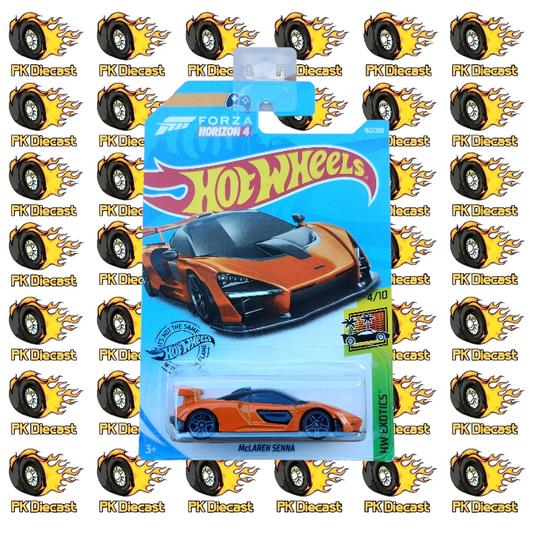 Hot Wheels 1:64 Mainline Forza Horizon 4 McLaren Senna 162/250 HW Exotics Long Card