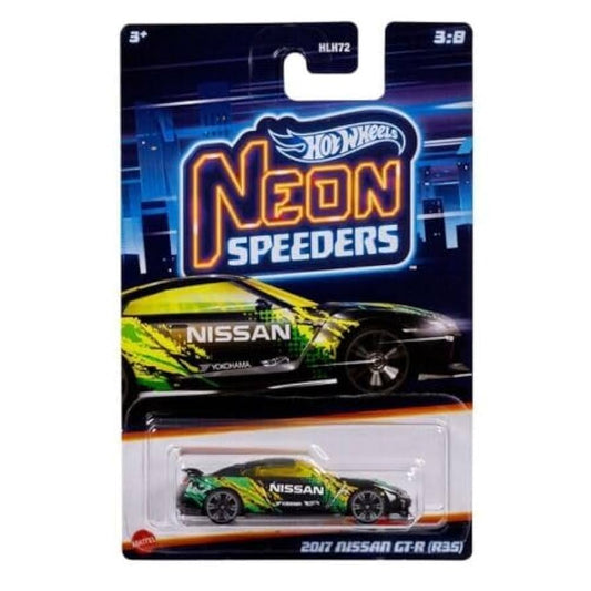 Hot Wheels Neon Speeders 2017 Nissan GT-R (R35) 3:8