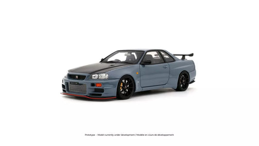 Ottomobile 1:18 2025 Nissan Skyline GT-R (BNR34) with body kit *Resin Series* Stealth Grey OT1238