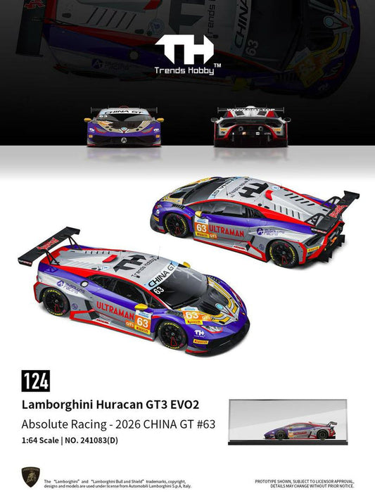 Trends Hobby 1:64 Lamborghini Huracan GT3 Evo 2 (Ultraman)