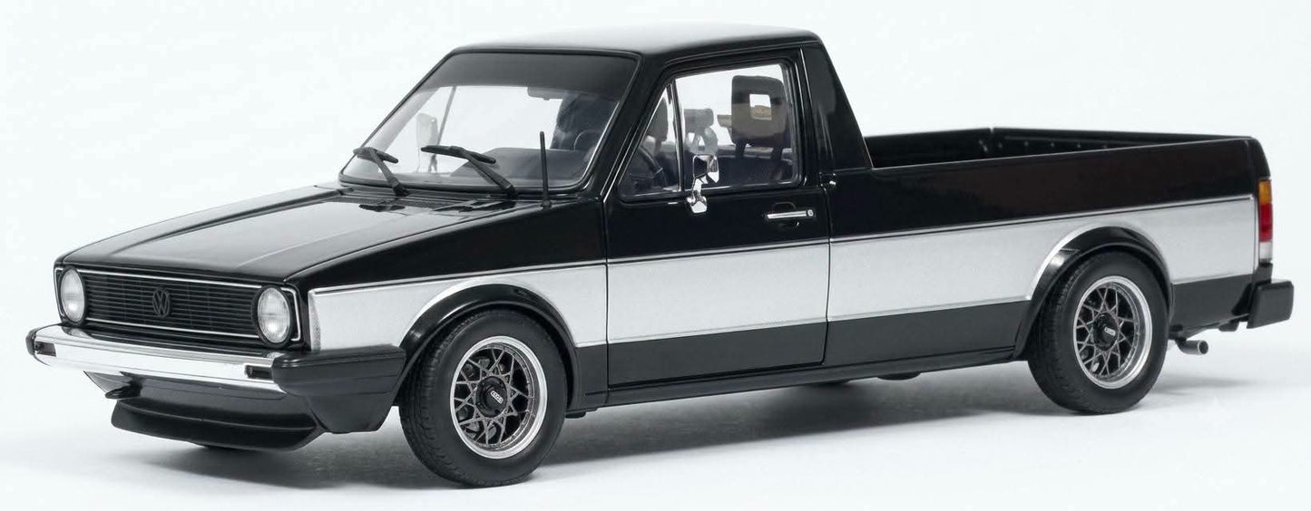 Solido 1:18 1982 Volkswagen Caddy MK 1 Solido Works Black/White