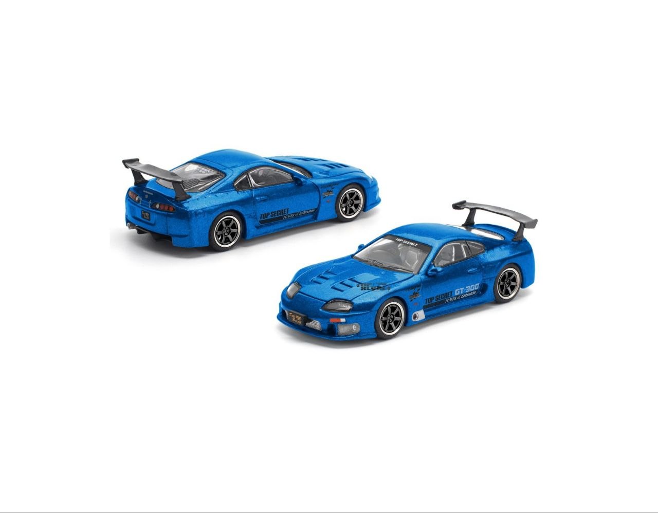 Pop Race 1:64 Top Secret Supra GT500 (A80) Blue *Enigma Exclusive*
